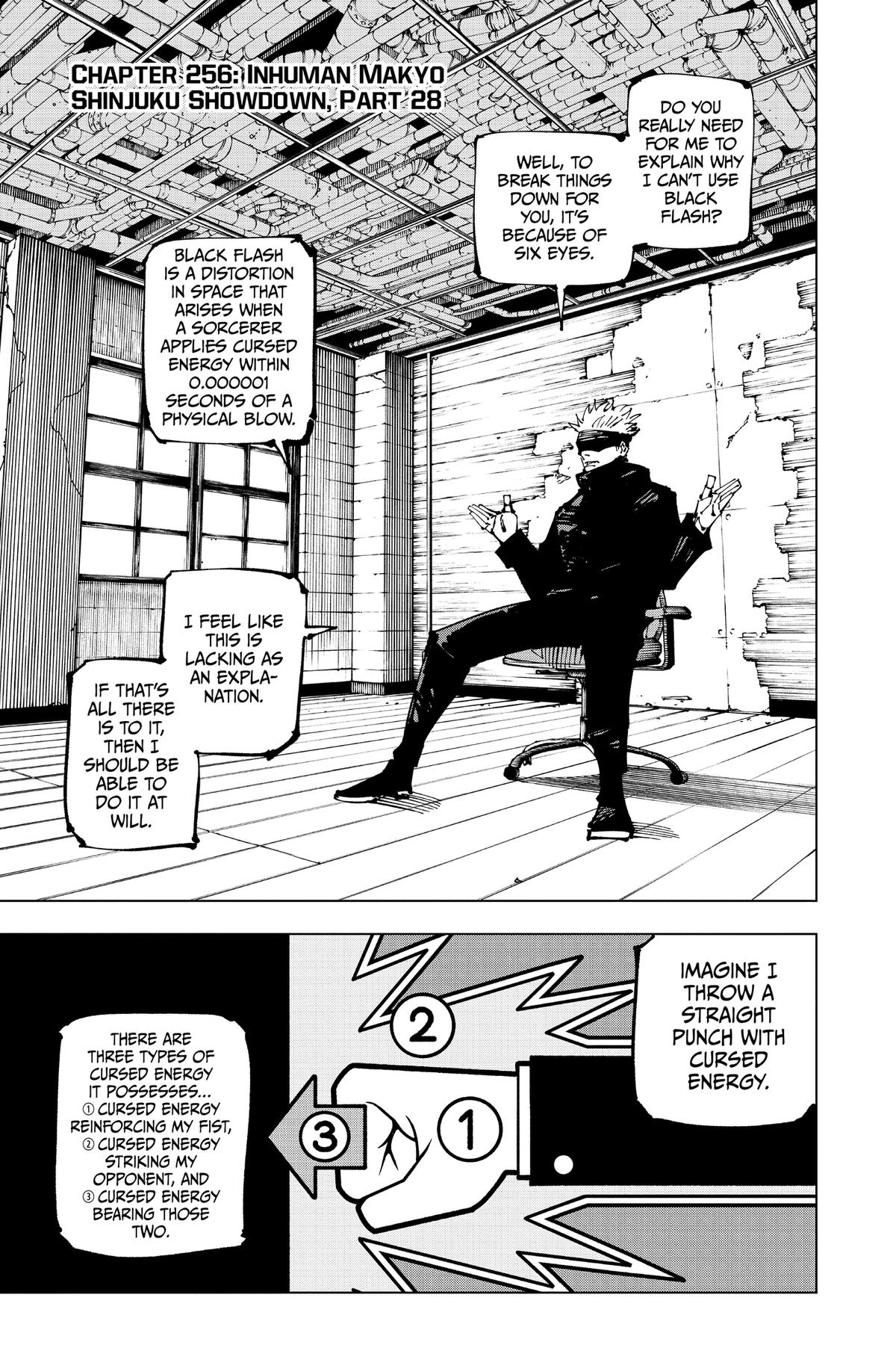 Jujutsu Kaisen Chapter 256 — page 1