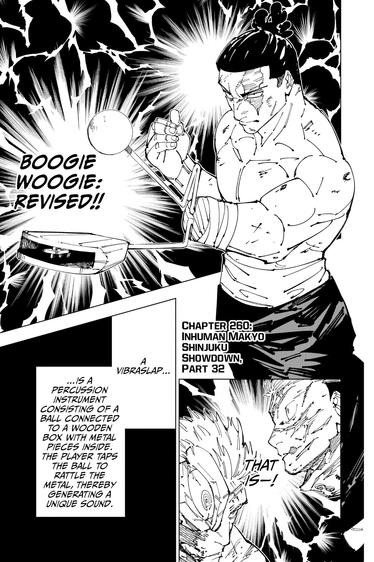 Jujutsu Kaisen Chapter 260 — page 1