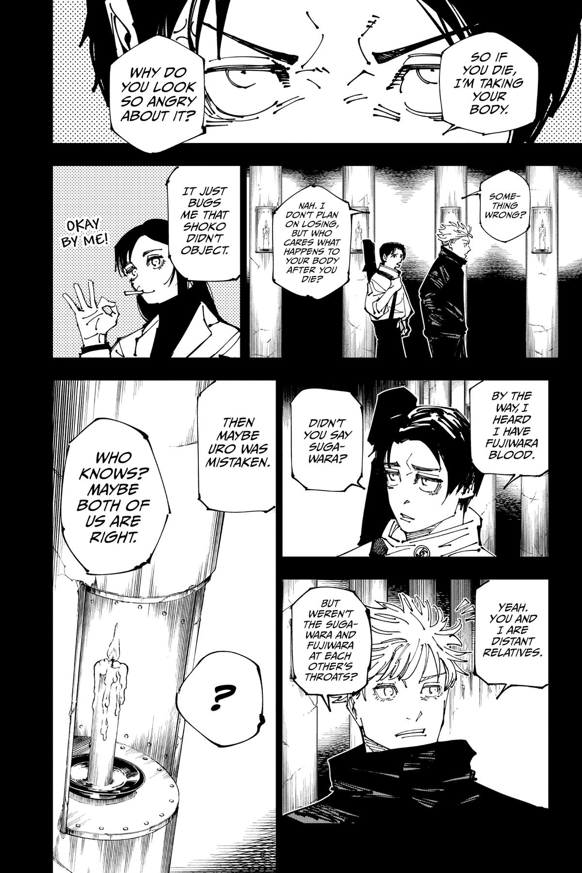 Jujutsu Kaisen Chapter 261 — page 8