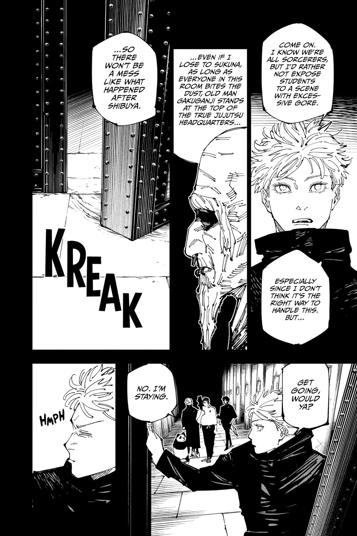 Jujutsu Kaisen Chapter 261 — page 10