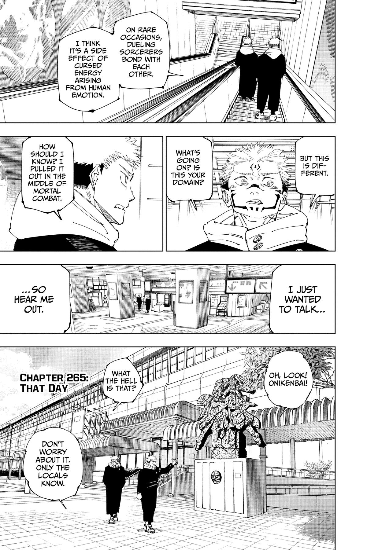 Jujutsu Kaisen Chapter 265 — page 1