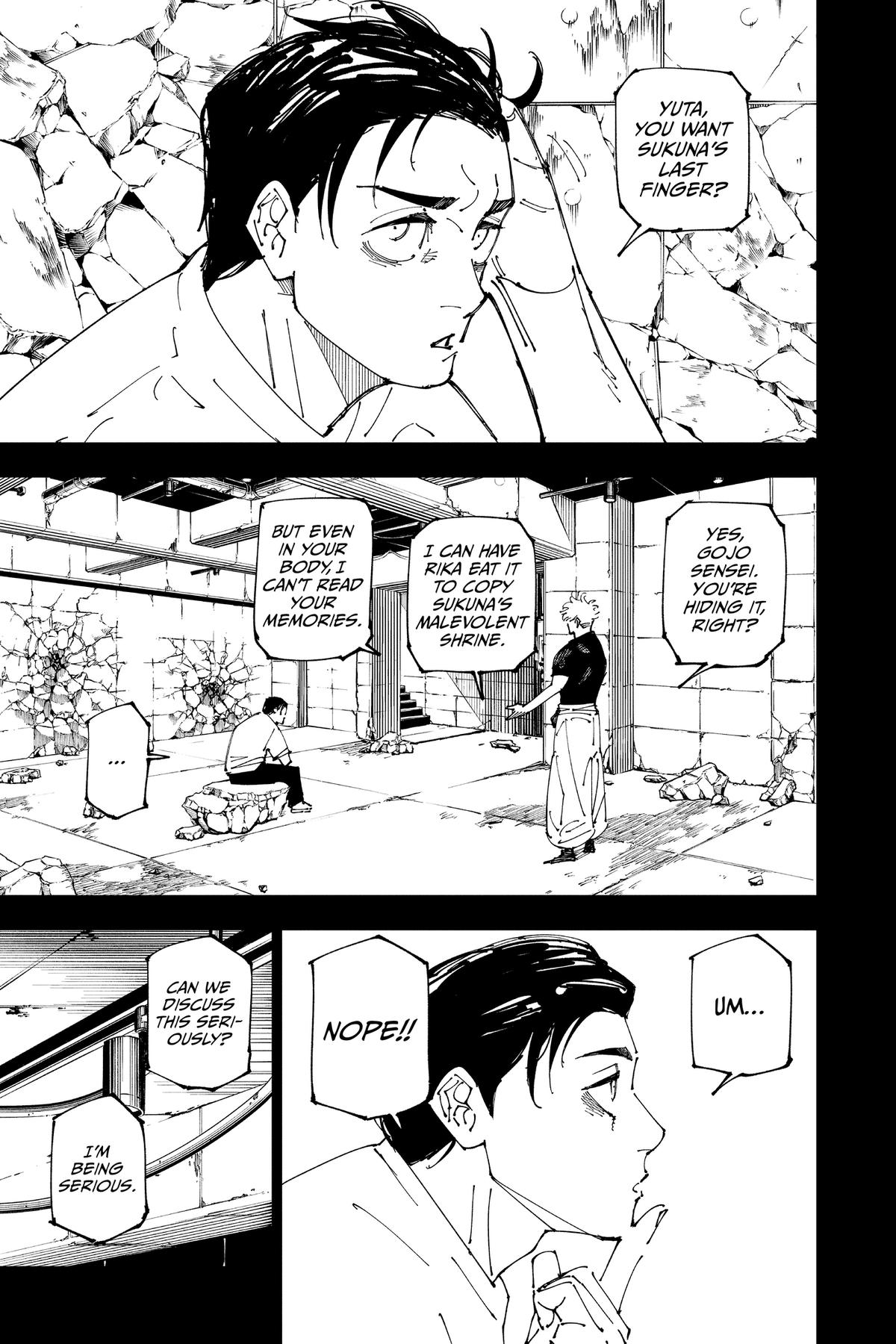 Jujutsu Kaisen Chapter 267 — page 3