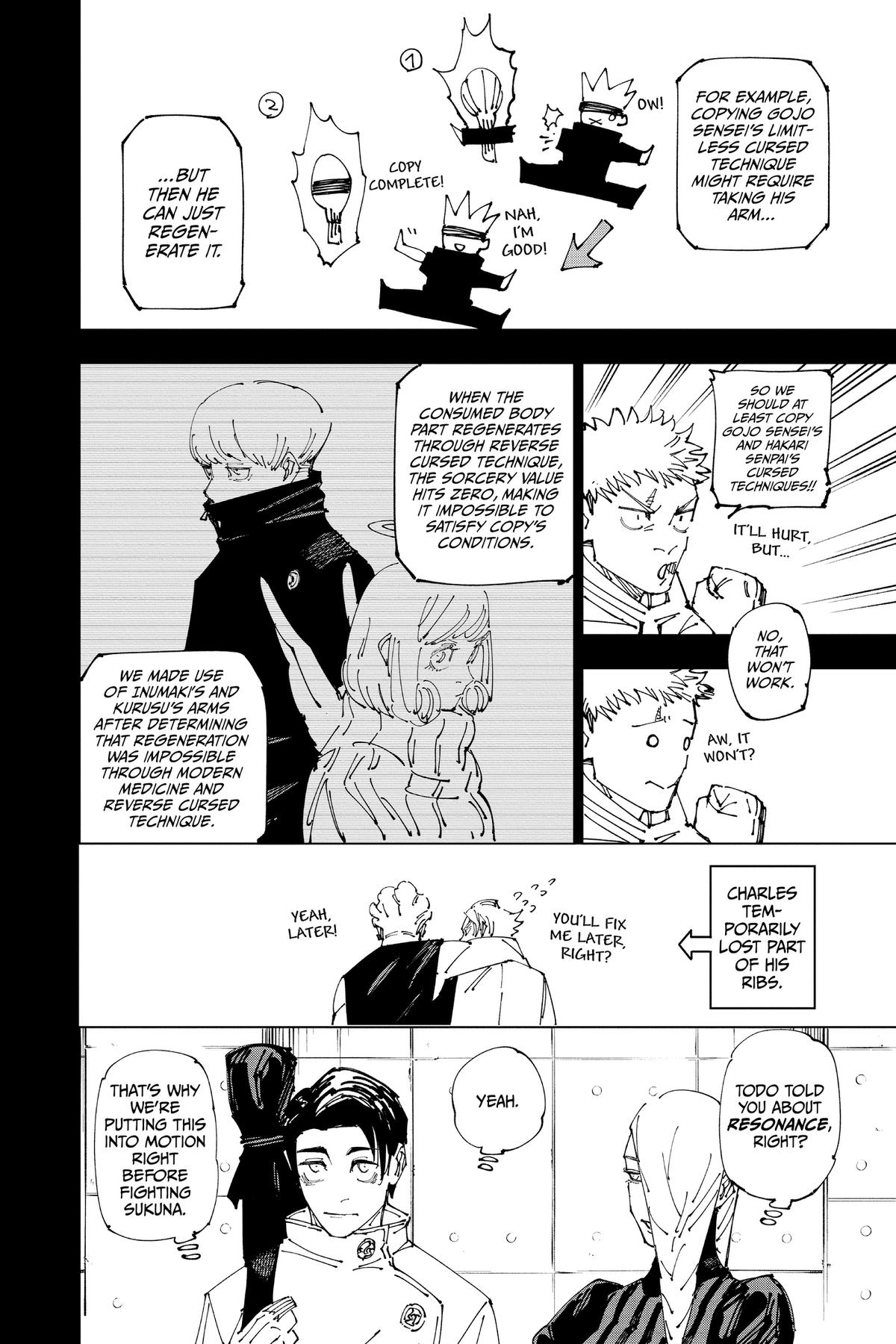 Jujutsu Kaisen Chapter 267 — page 6