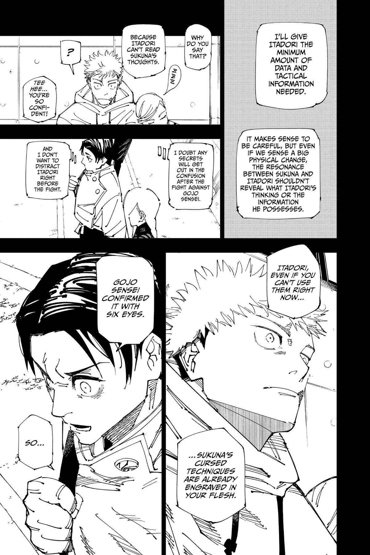 Jujutsu Kaisen Chapter 267 — page 7
