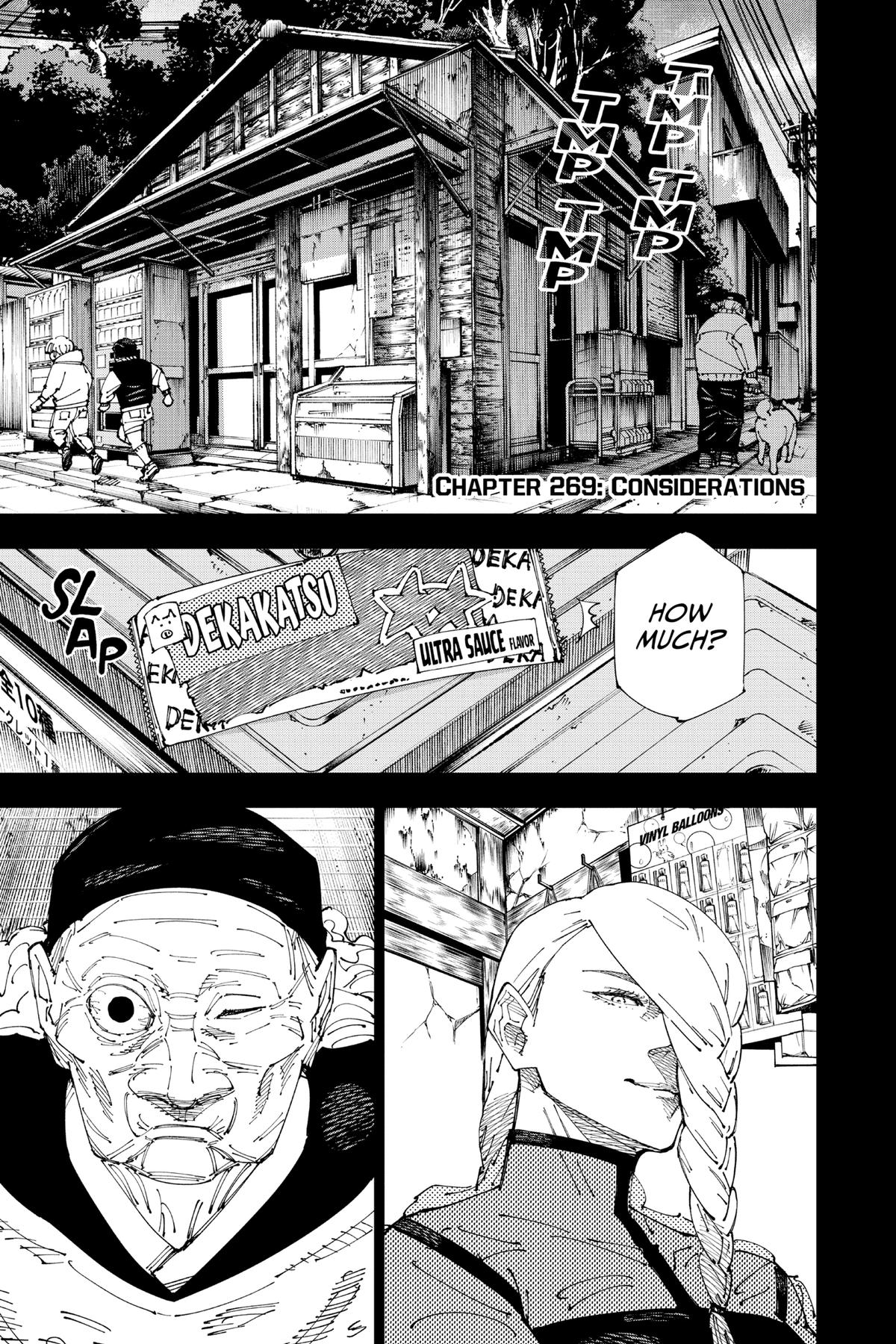Jujutsu Kaisen Chapter 269 — page 1