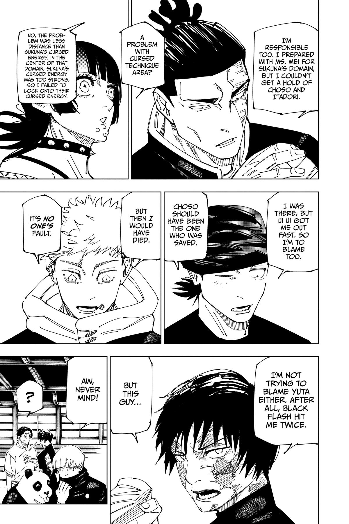 Jujutsu Kaisen Chapter 269 — page 9