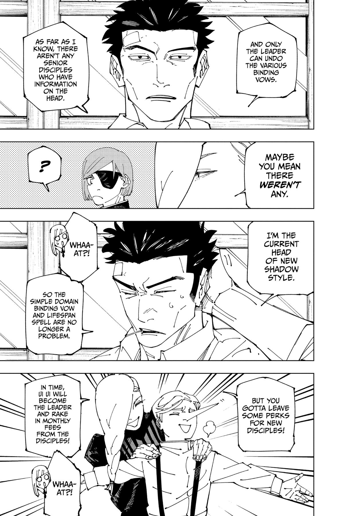 Jujutsu Kaisen Chapter 269 — page 15