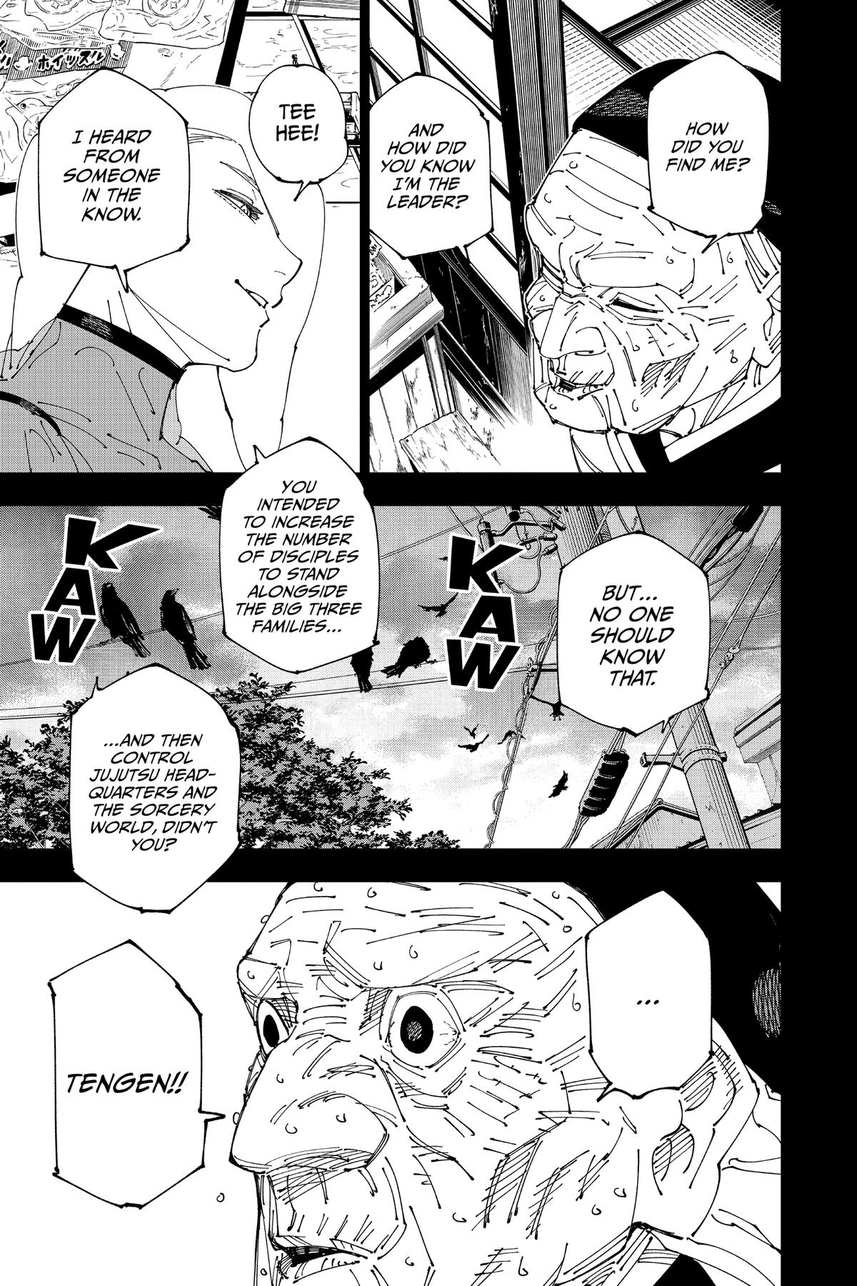 Jujutsu Kaisen Chapter 269 — page 17