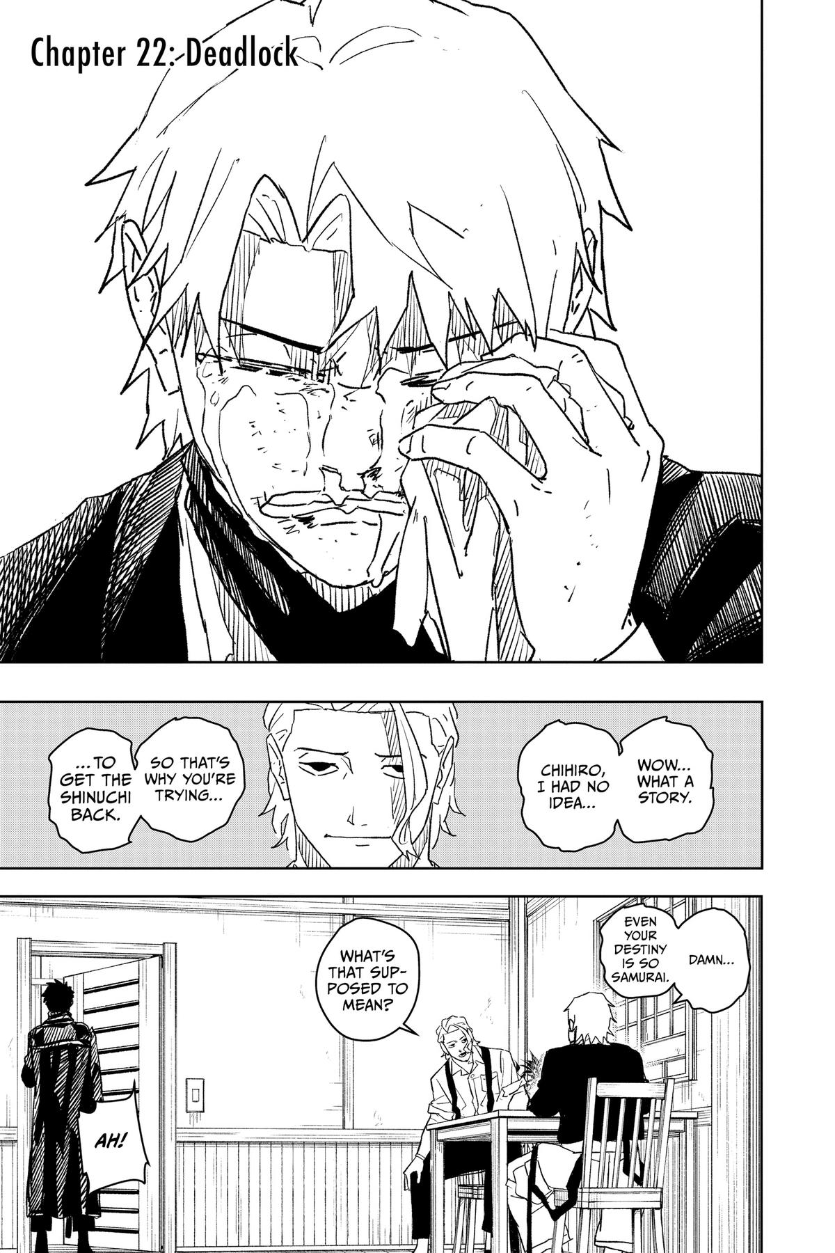 Kagurabachi Chapter 22 — page 1