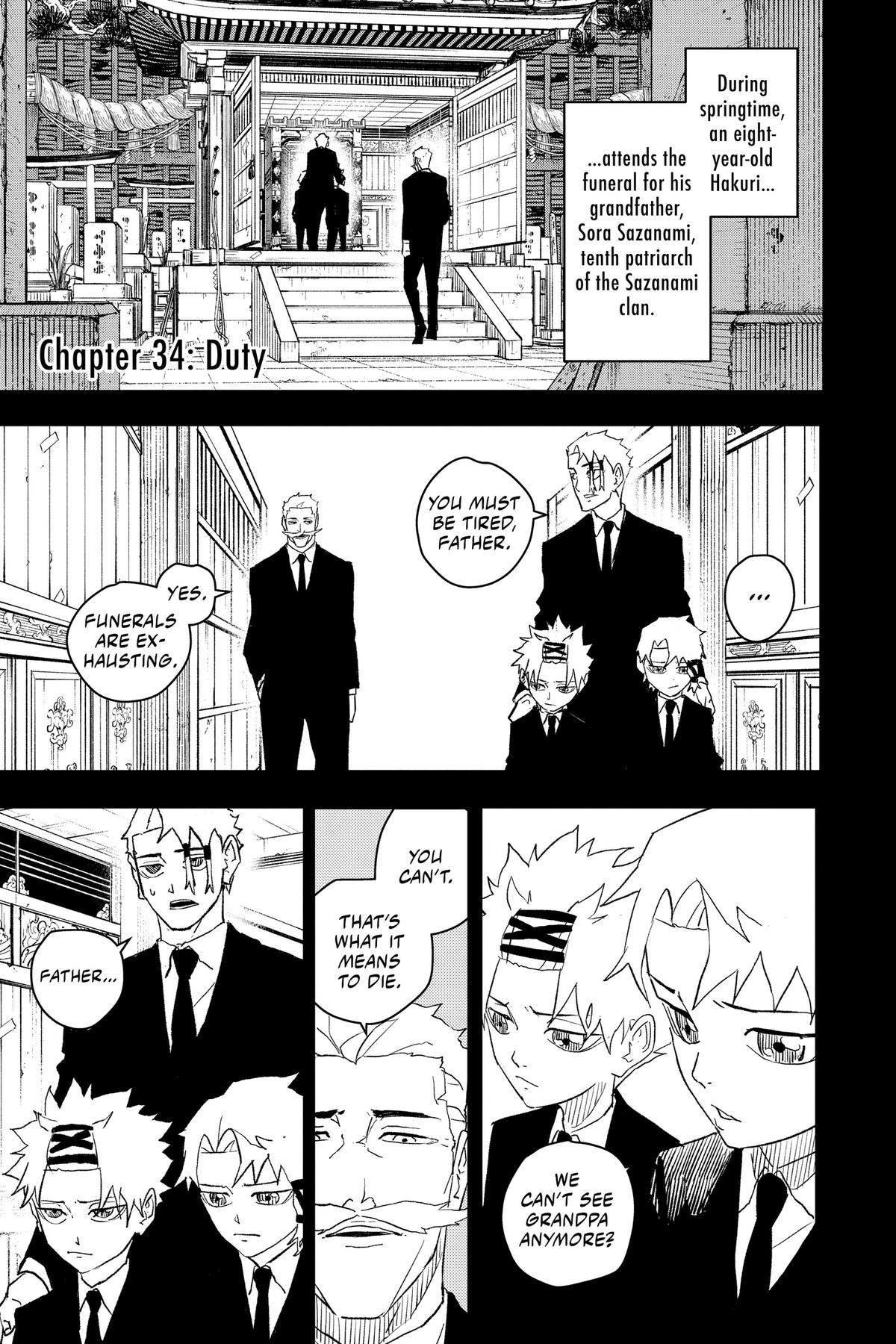 Kagurabachi Chapter 34 — page 1
