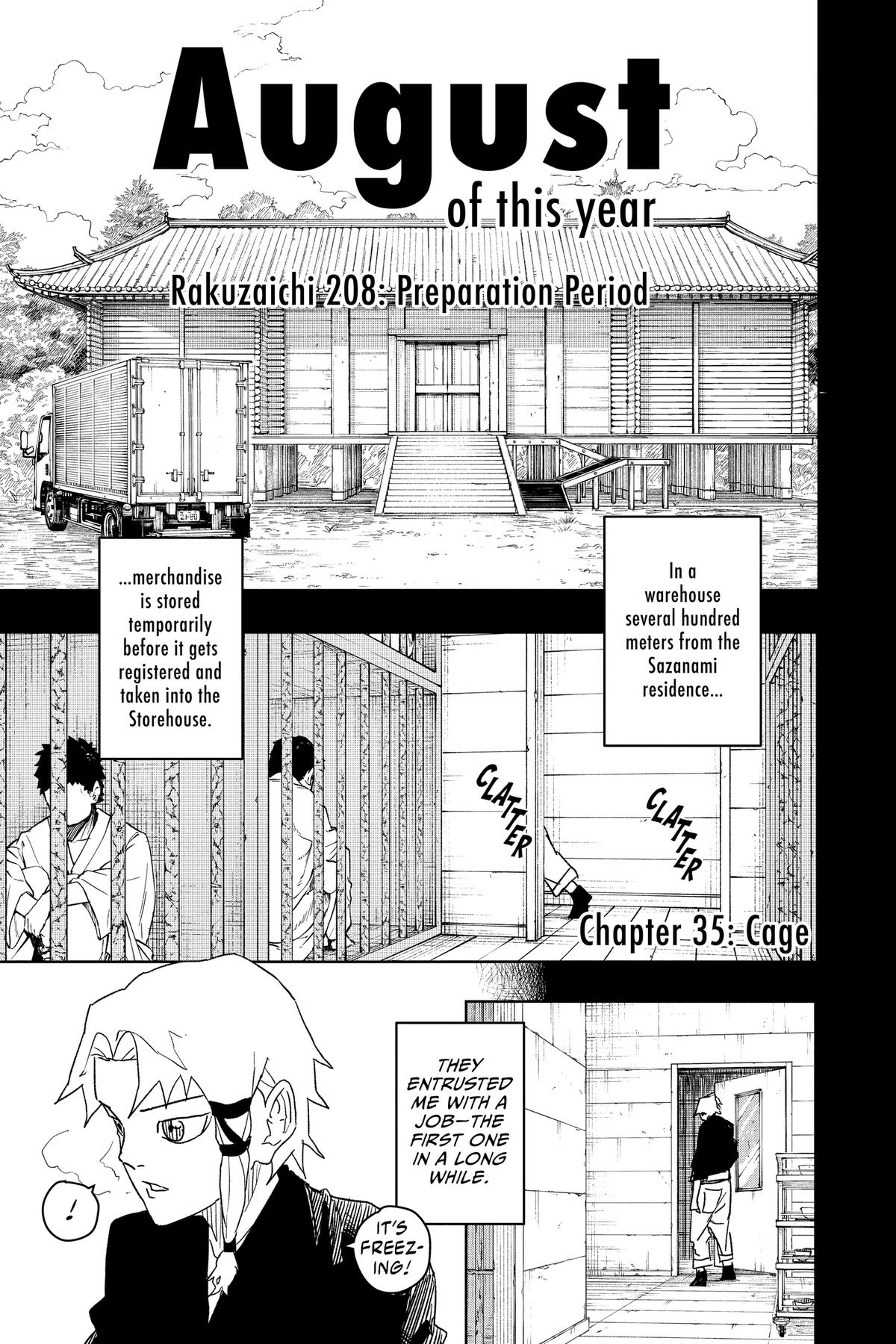 Kagurabachi Chapter 35 — page 1