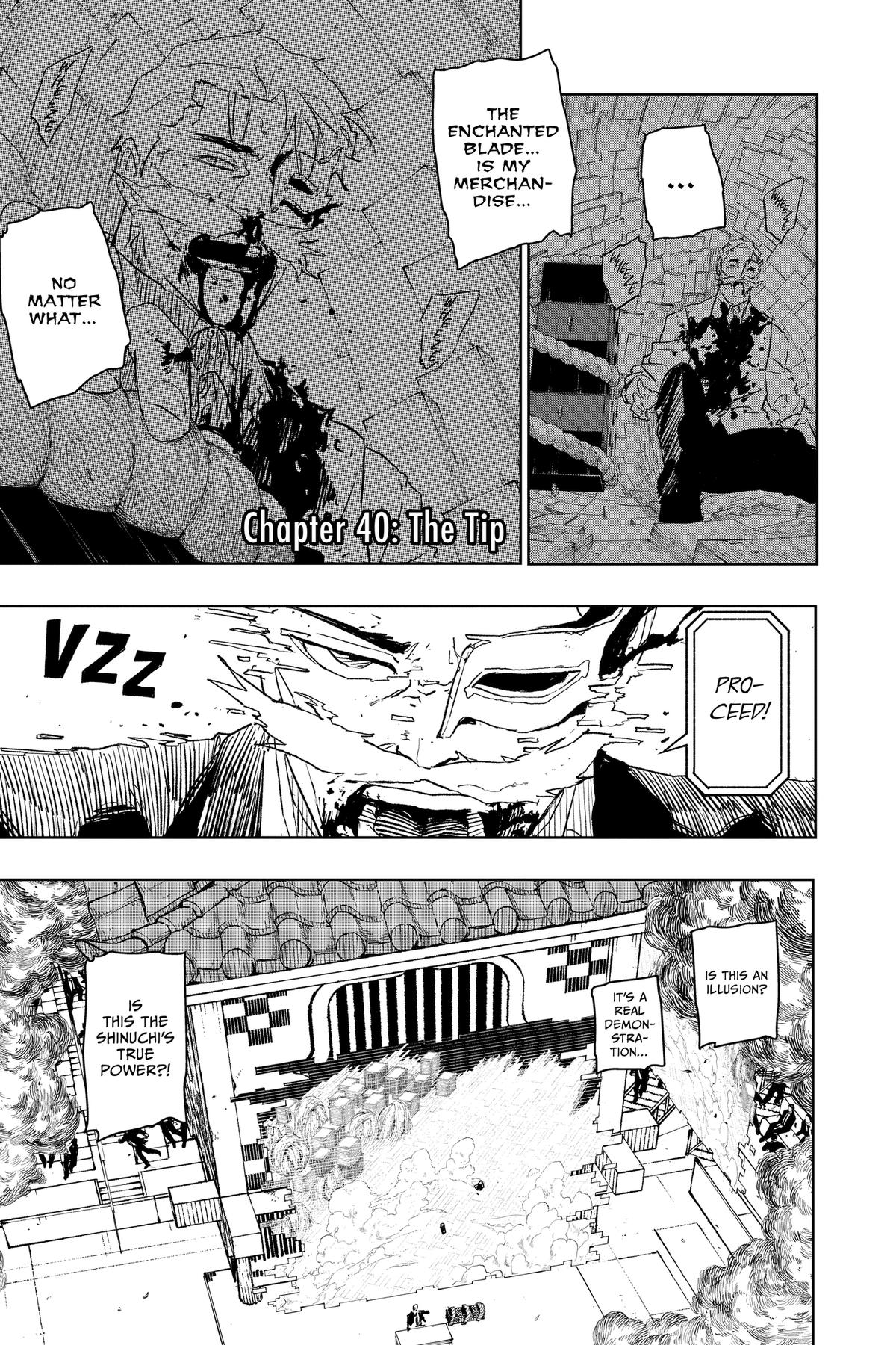 Kagurabachi Chapter 40 — page 1
