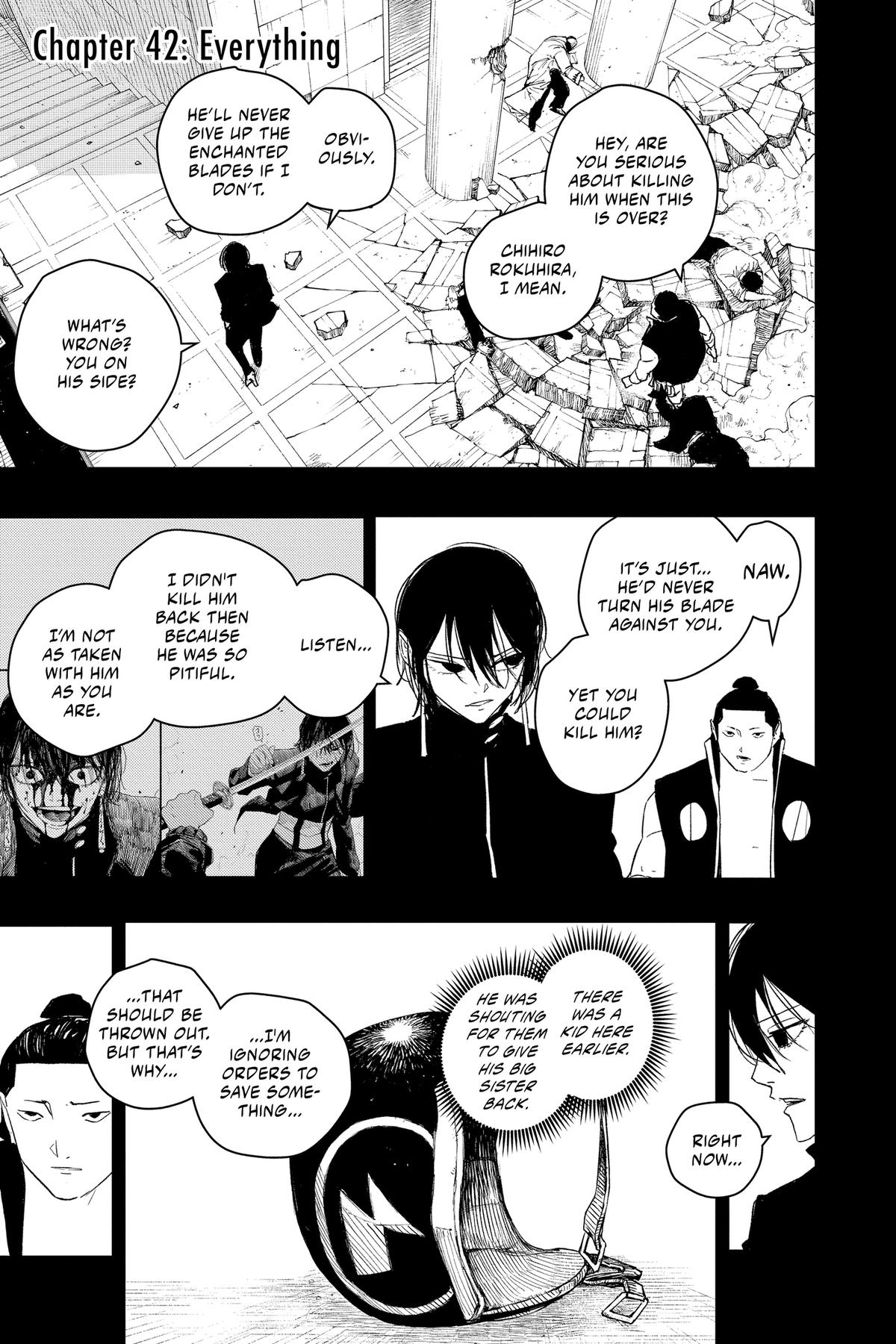 Kagurabachi Chapter 42 — page 1