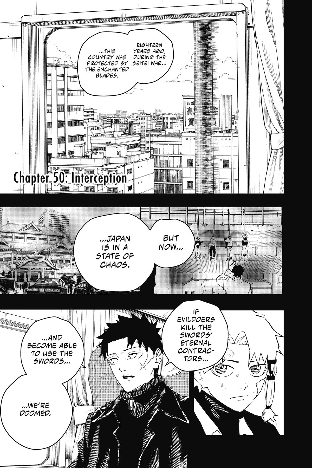 Kagurabachi Chapter 50 — page 1