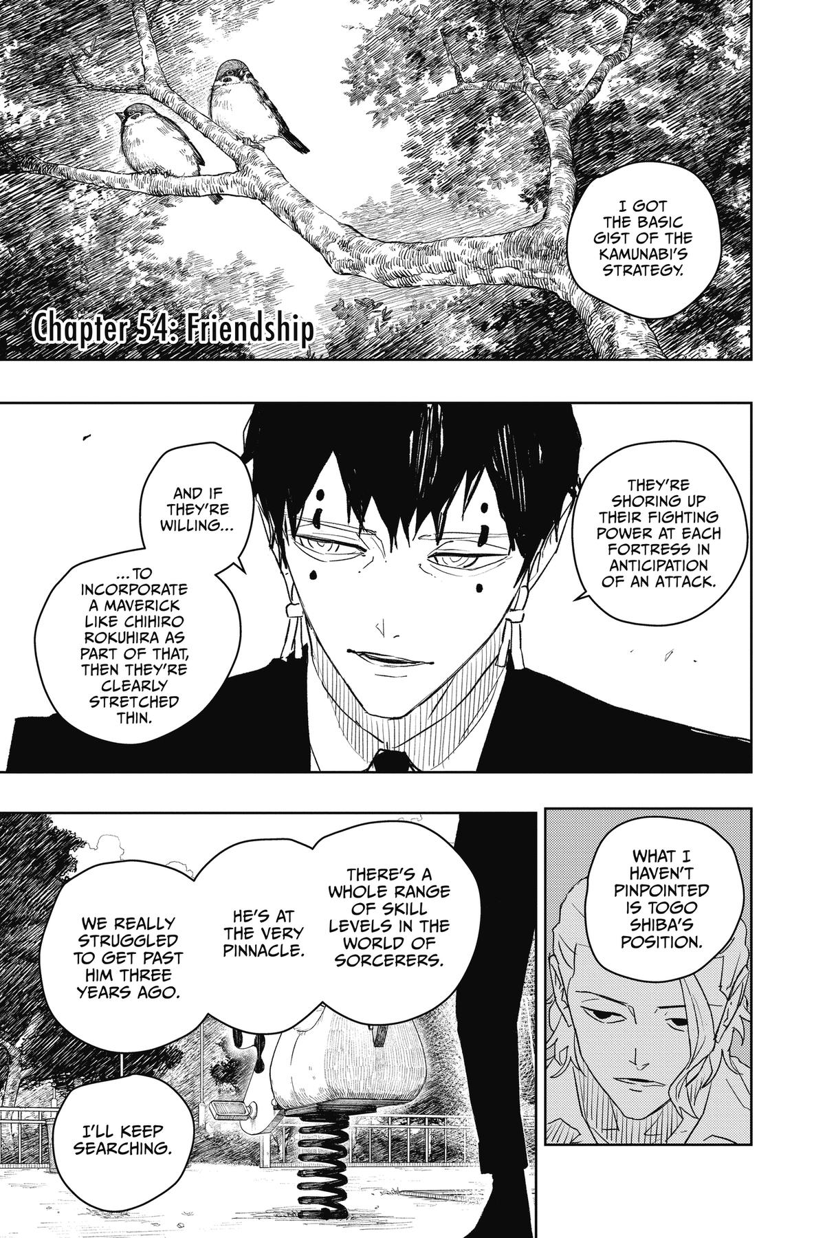 Kagurabachi Chapter 54 — page 1