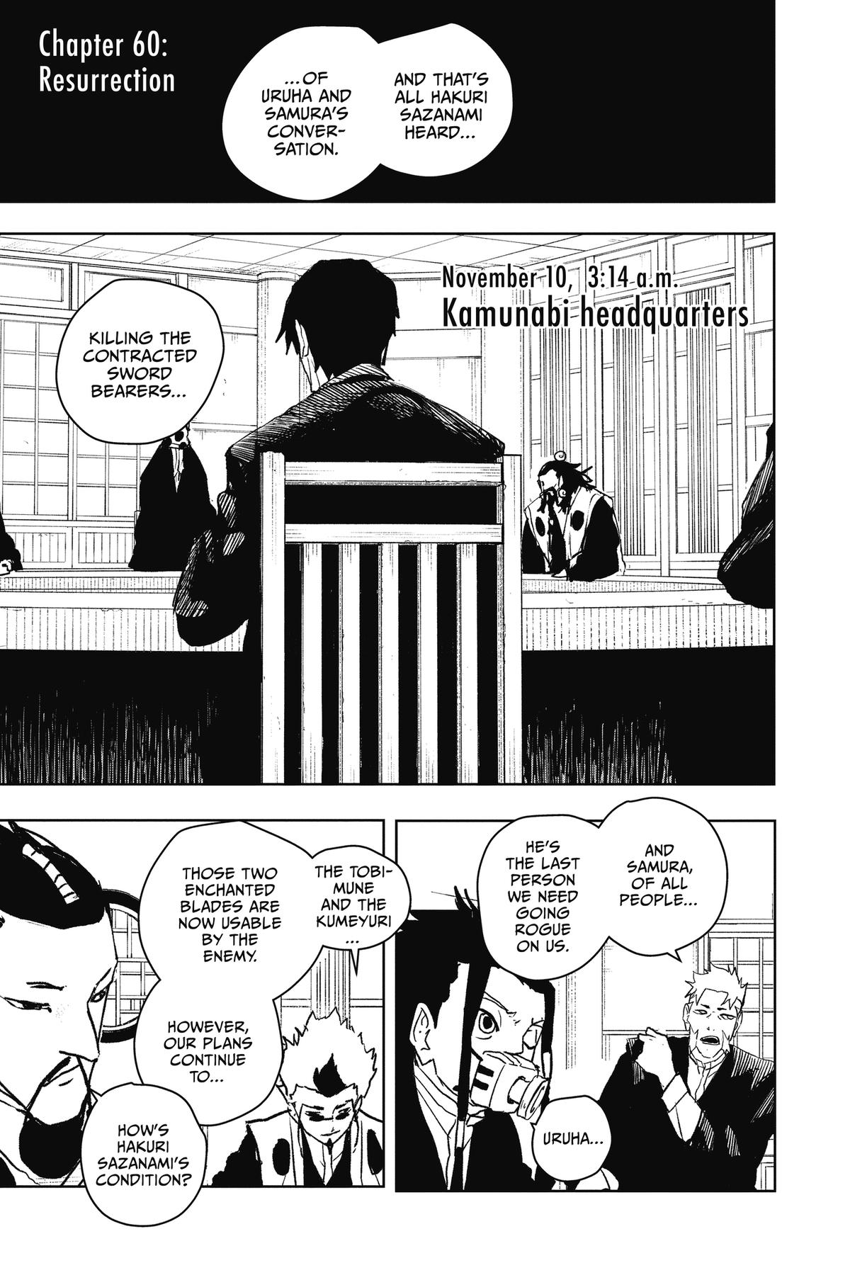 Kagurabachi Chapter 60 — page 1