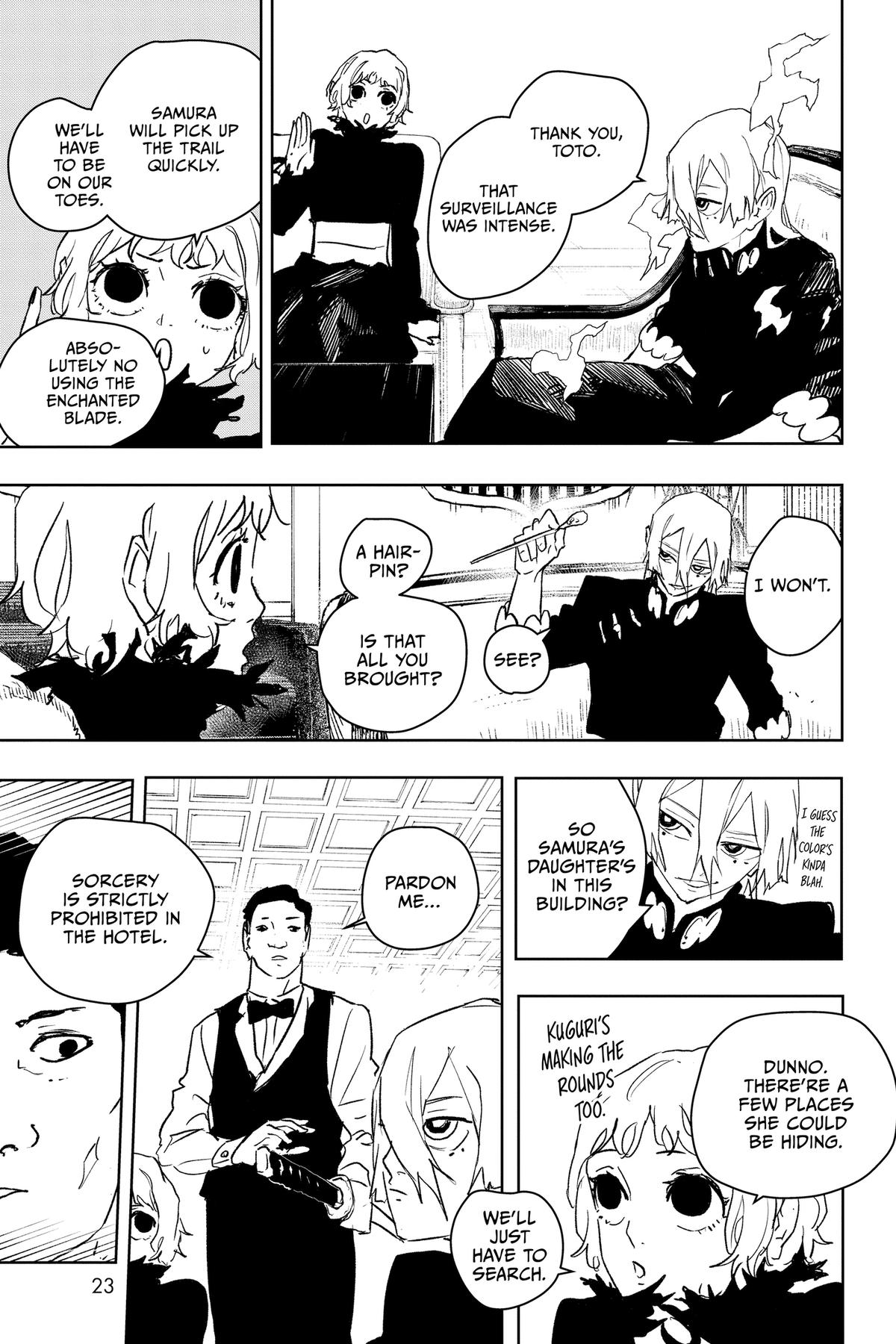 Kagurabachi Chapter 66 — page 23