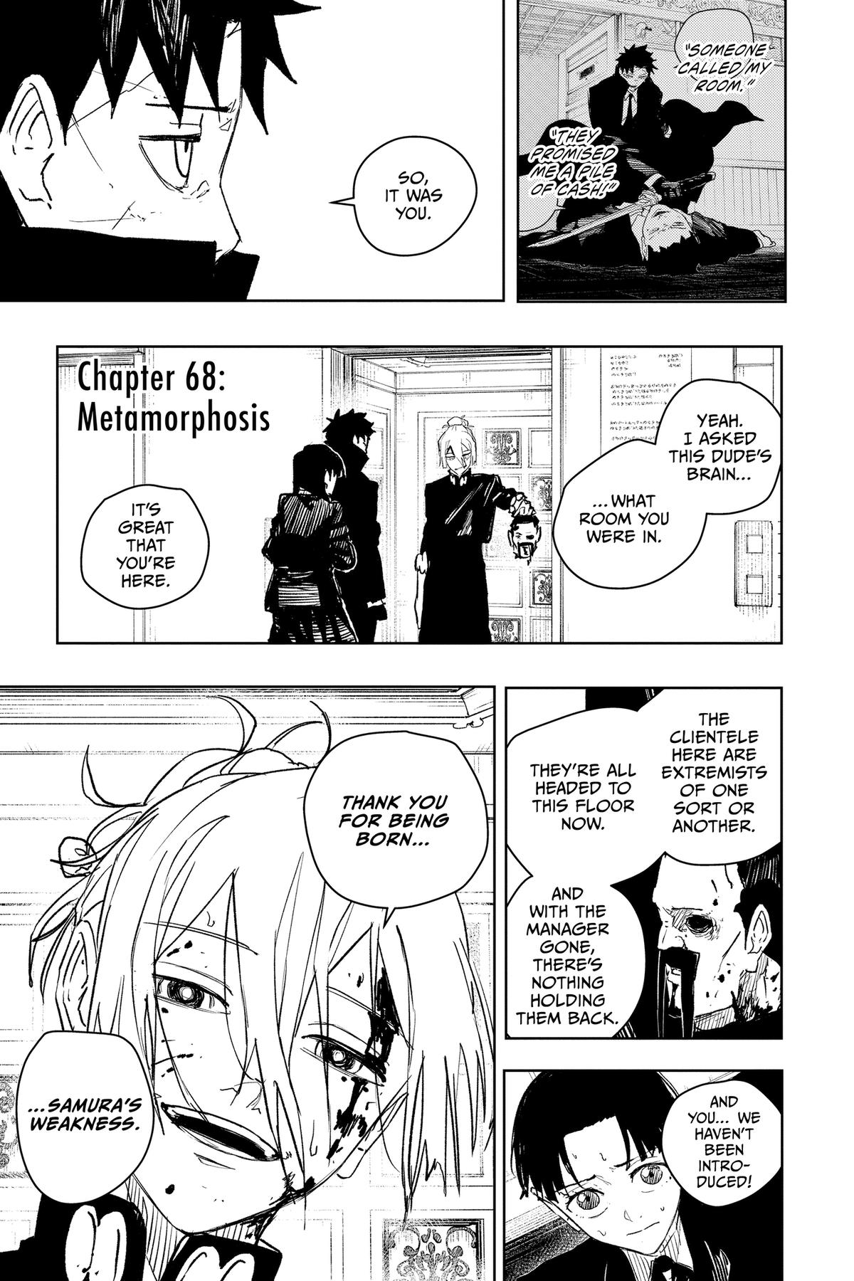 Kagurabachi Chapter 68 — page 1