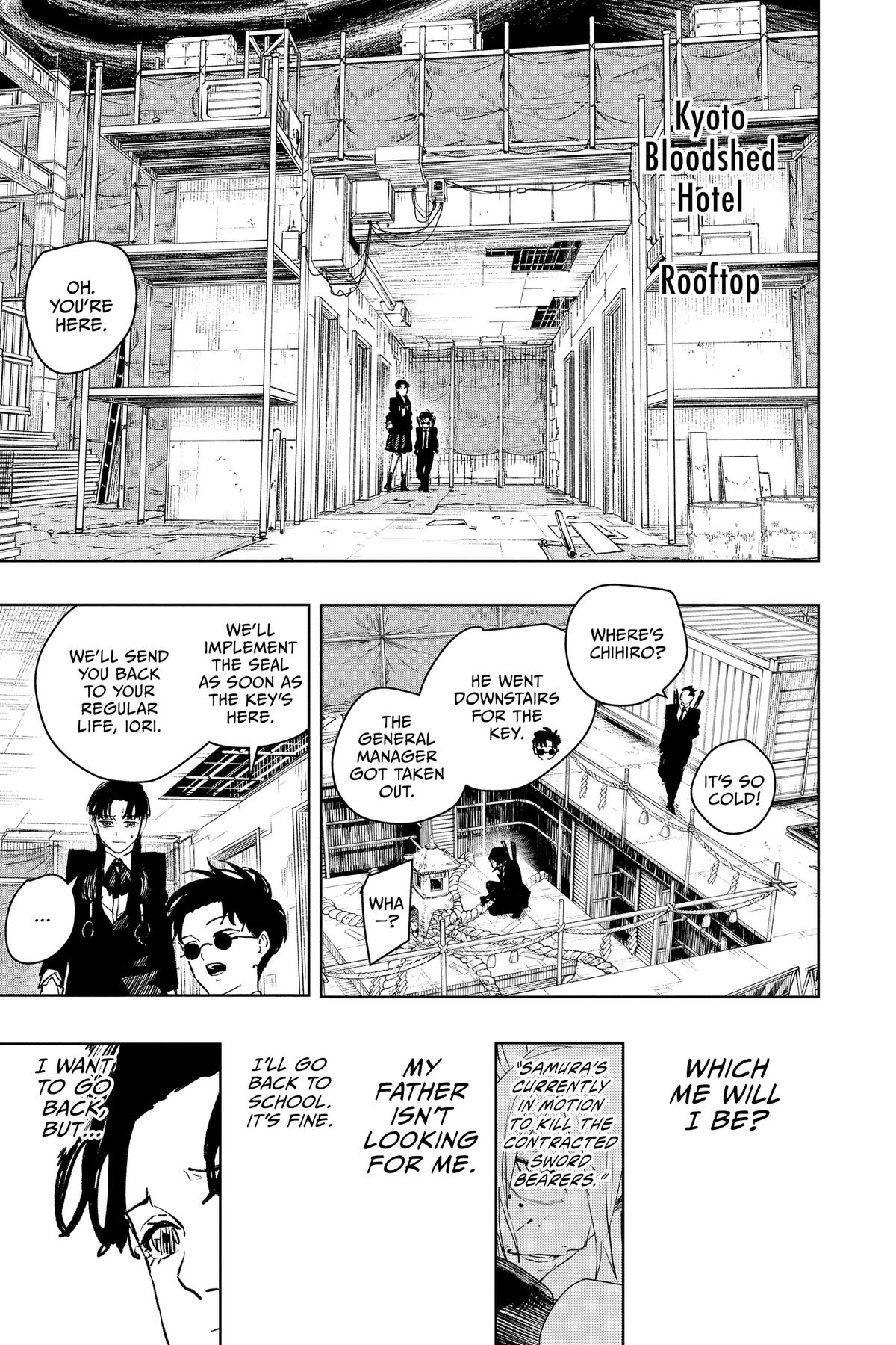 Kagurabachi Chapter 69 — page 1