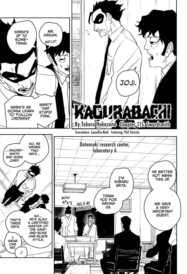 Kagurabachi Chapter 115 — page 1