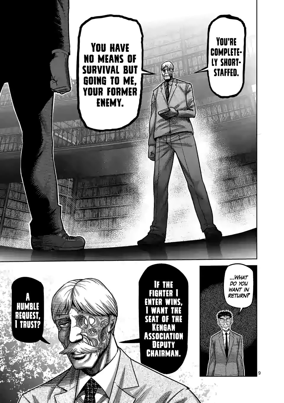 Kengan Omega Chapter 45 — page 9