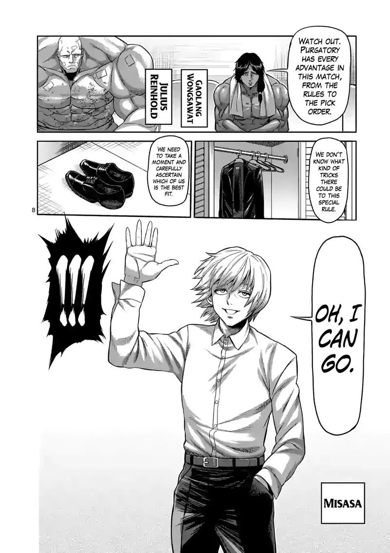 Kengan Omega Chapter 76 — page 8