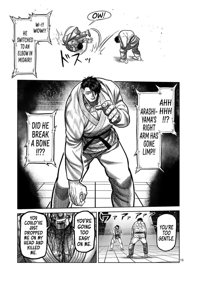 Kengan Omega Chapter 102 — page 15