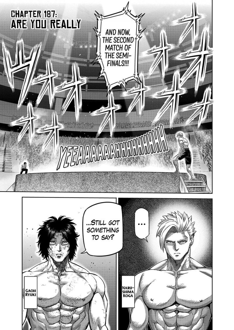 Kengan Omega Chapter 187 — page 1