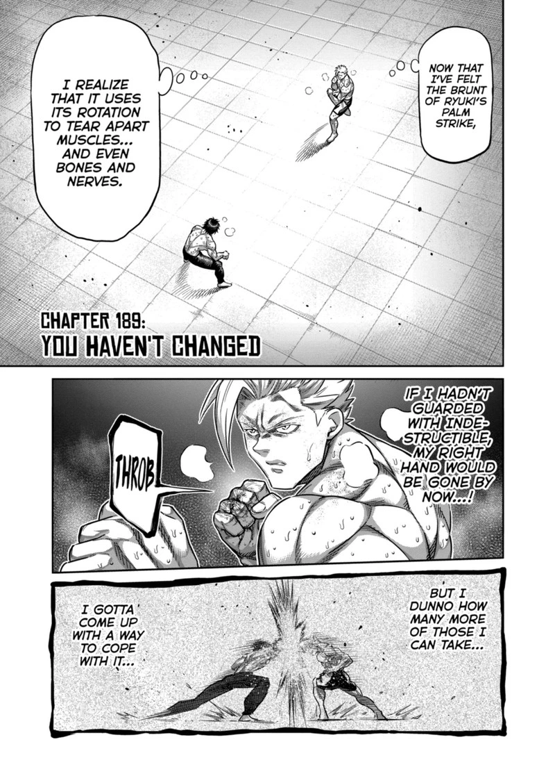Kengan Omega Chapter 189 — page 1