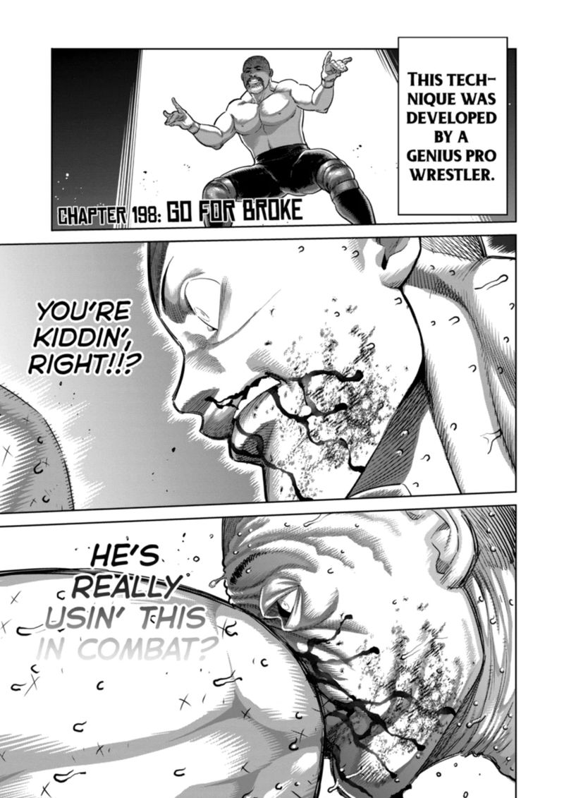 Kengan Omega Chapter 198 — page 1