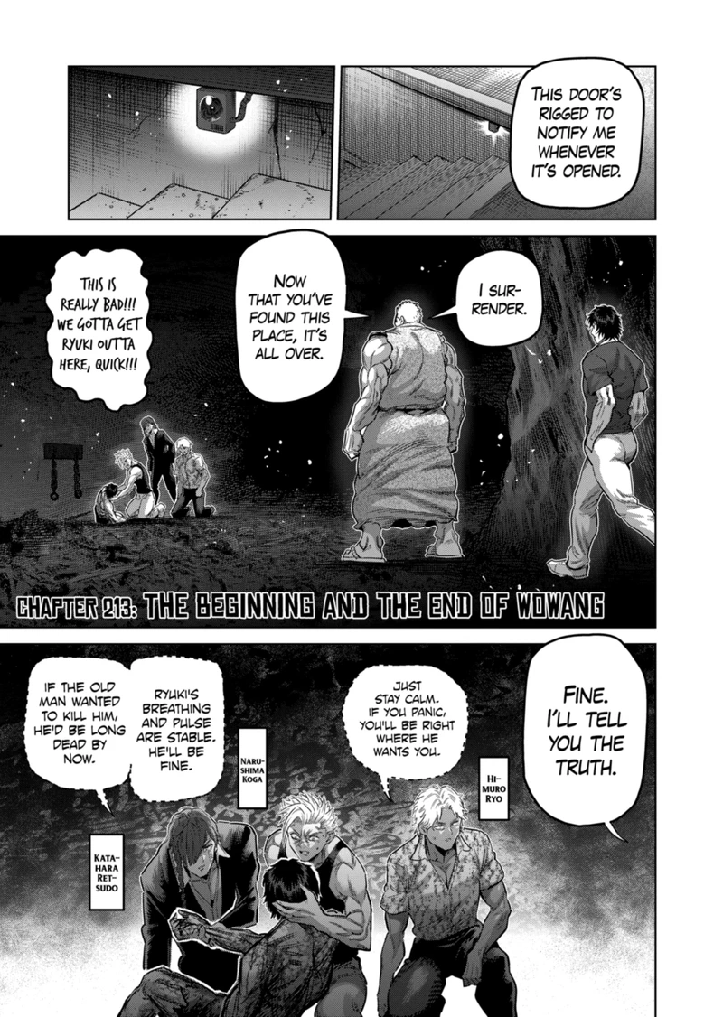 Kengan Omega Chapter 213 — page 1