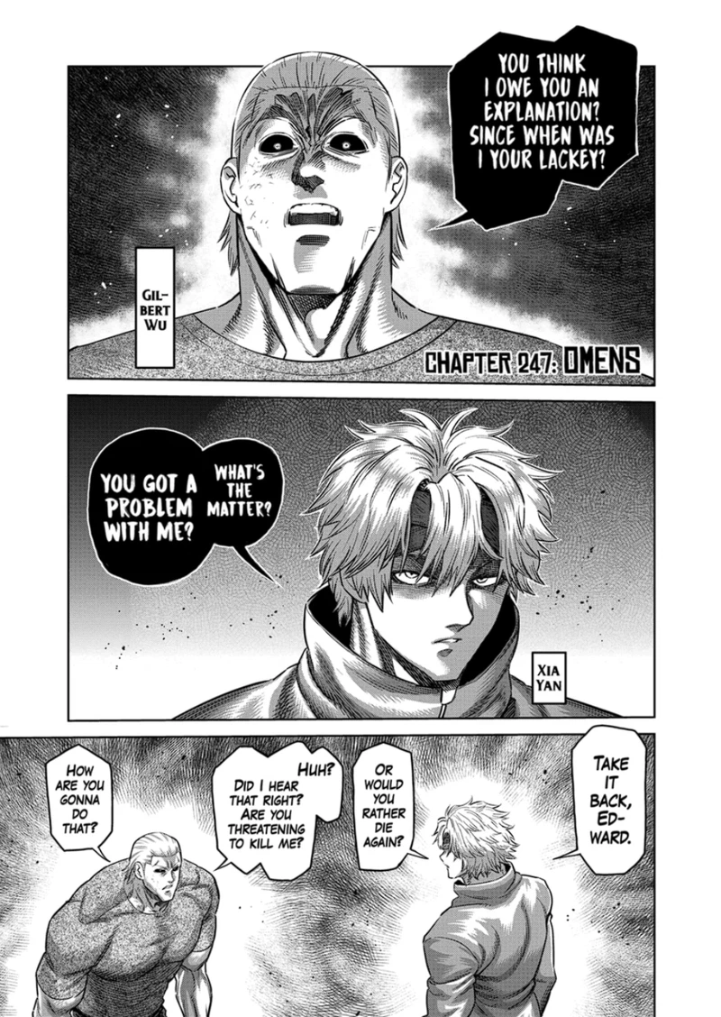 Kengan Omega Chapter 247 — page 1