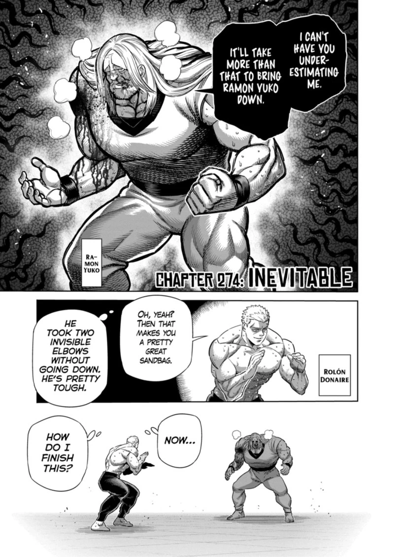Kengan Omega Chapter 274 — page 1
