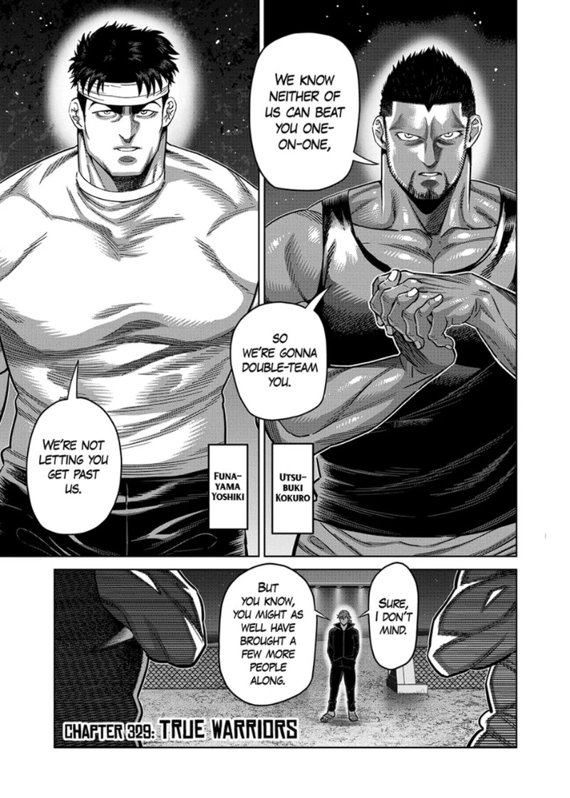Kengan Omega Chapter 329 — page 1