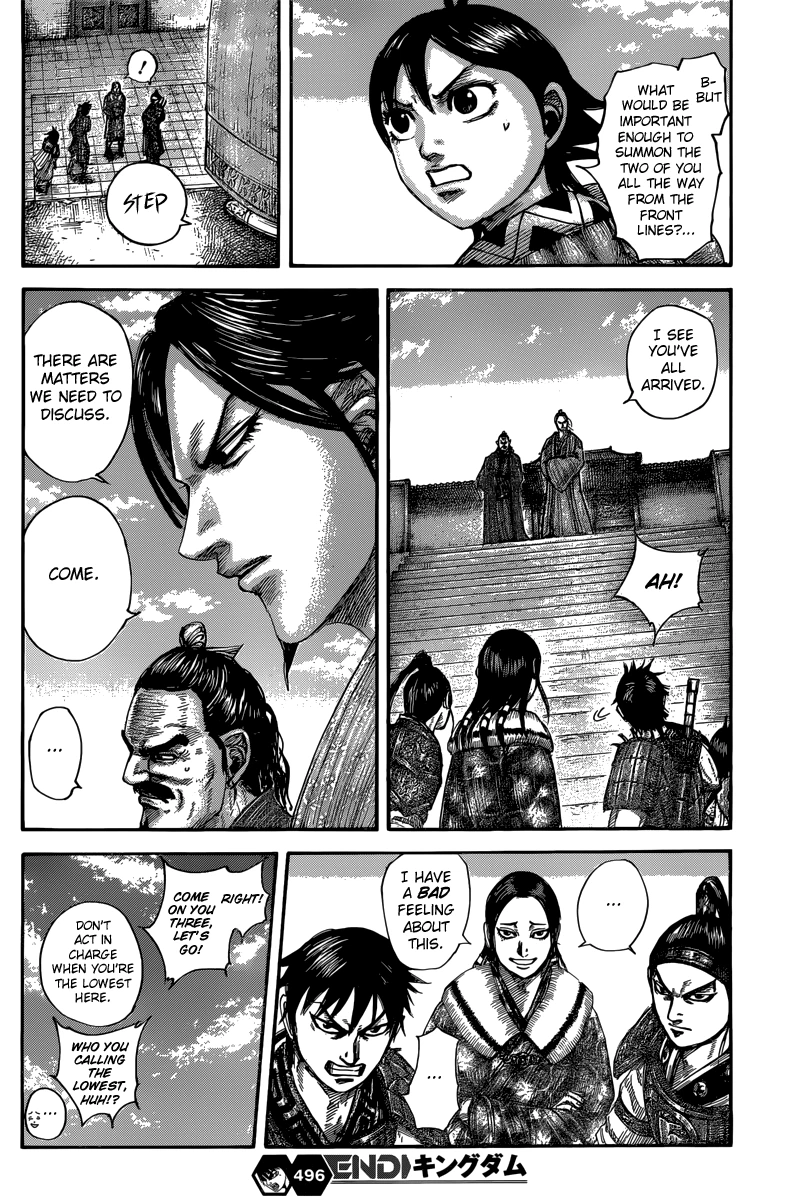 Kingdom Chapter 496 — page 19