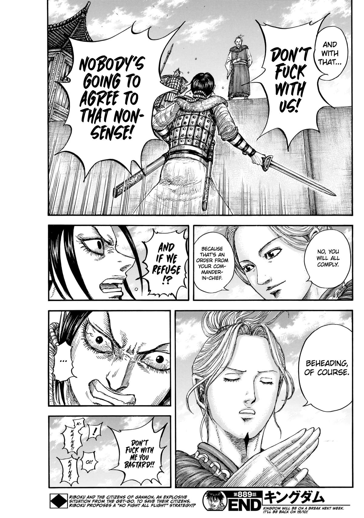 Kingdom Chapter 889 — page 19