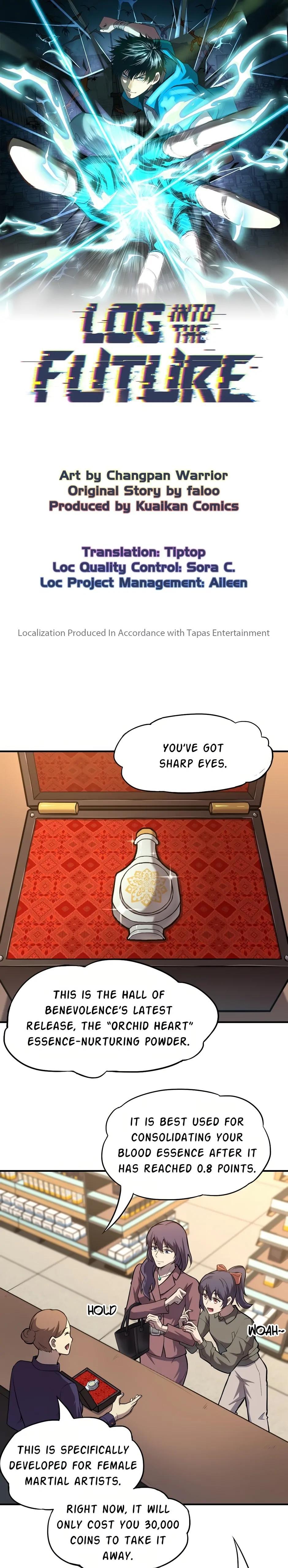 Log into the Future Chapter 5 — page 1