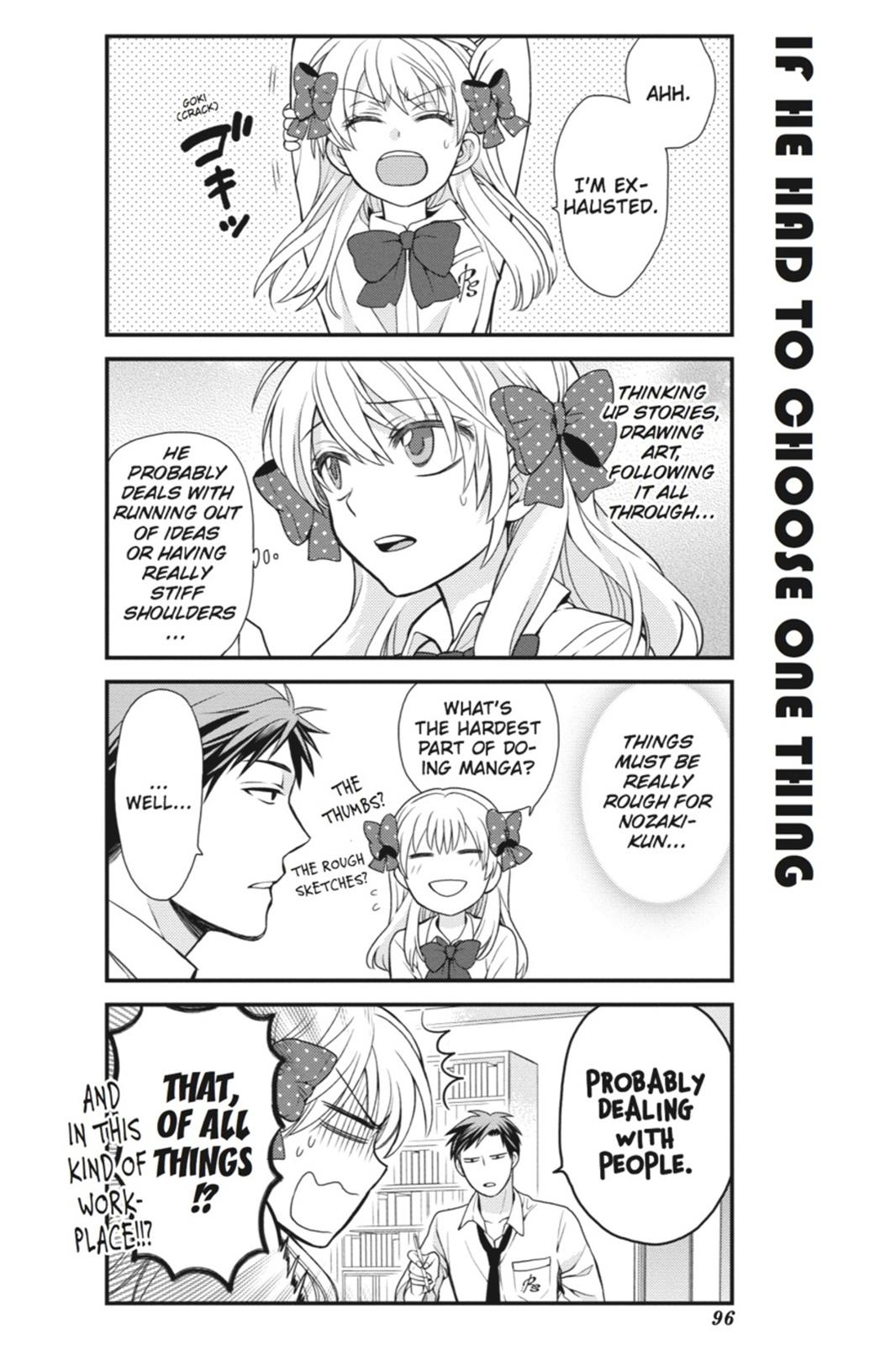 Monthly Girls’ Nozaki-kun Chapter 7 — page 8