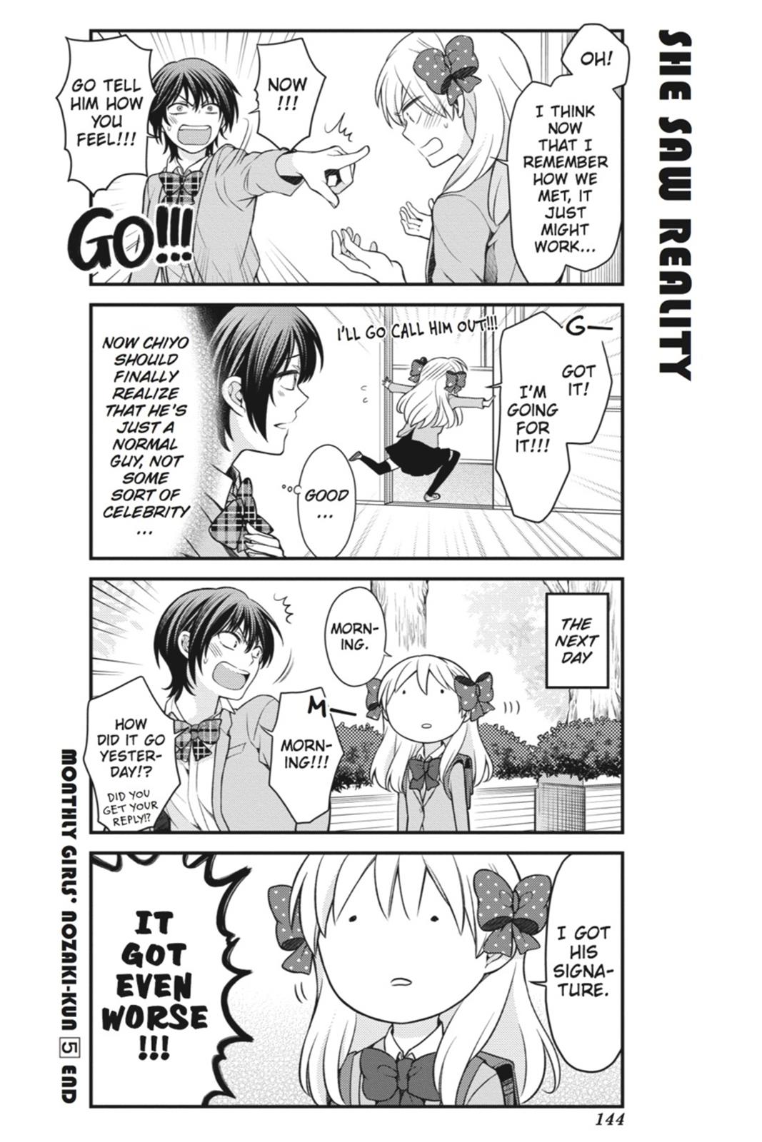 Monthly Girls’ Nozaki-kun Chapter 50 — page 14