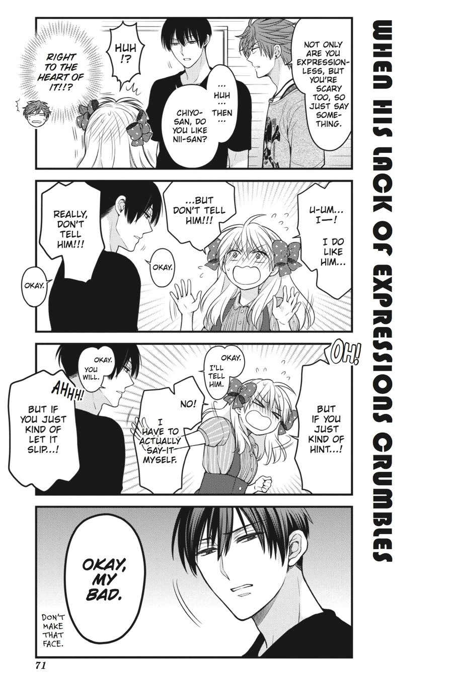 Monthly Girls’ Nozaki-kun Chapter 55 — page 9
