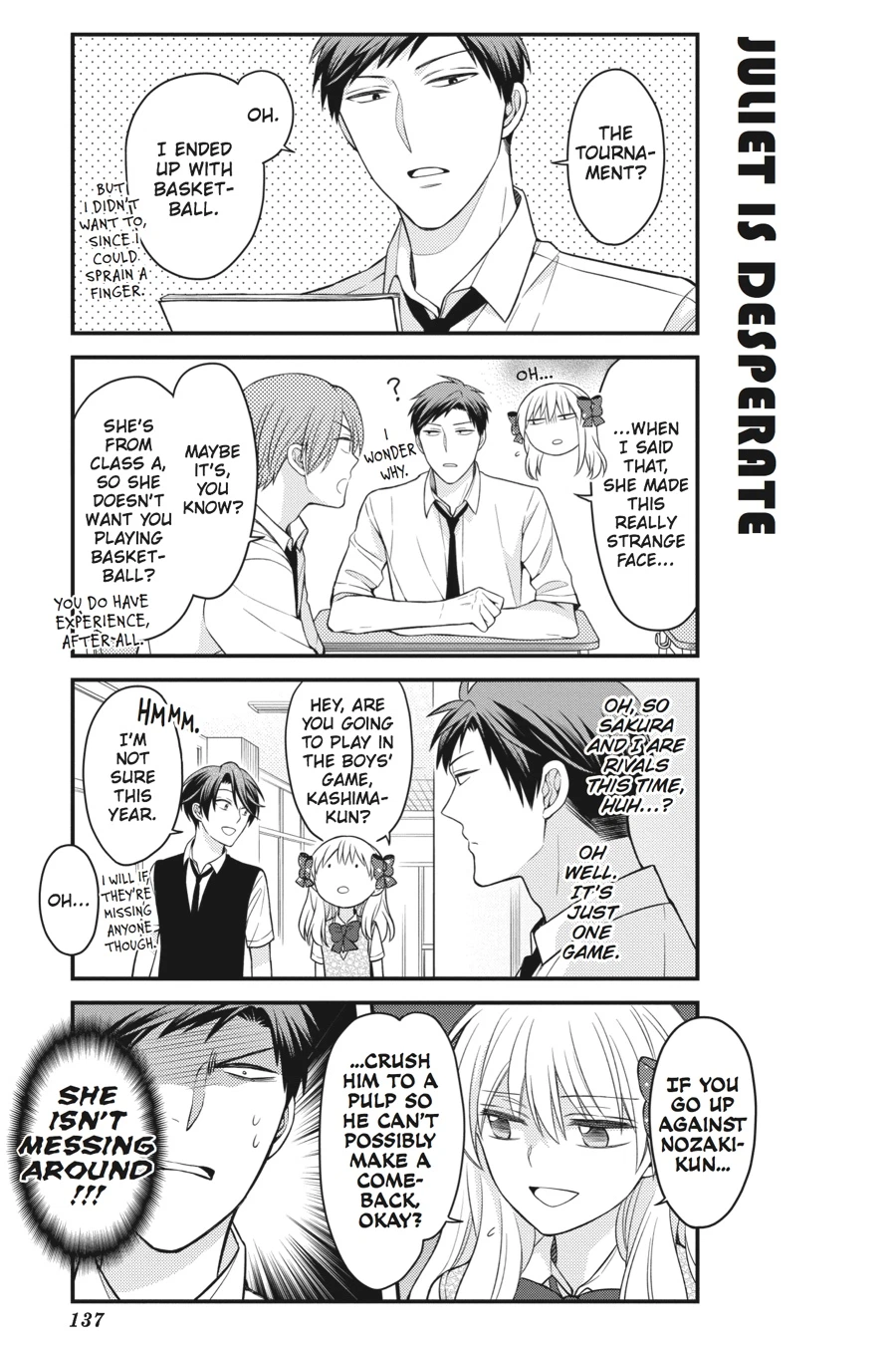 Monthly Girls’ Nozaki-kun Chapter 70 — page 7