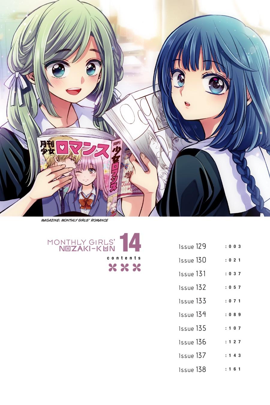 Monthly Girls’ Nozaki-kun Chapter 129 — page 3