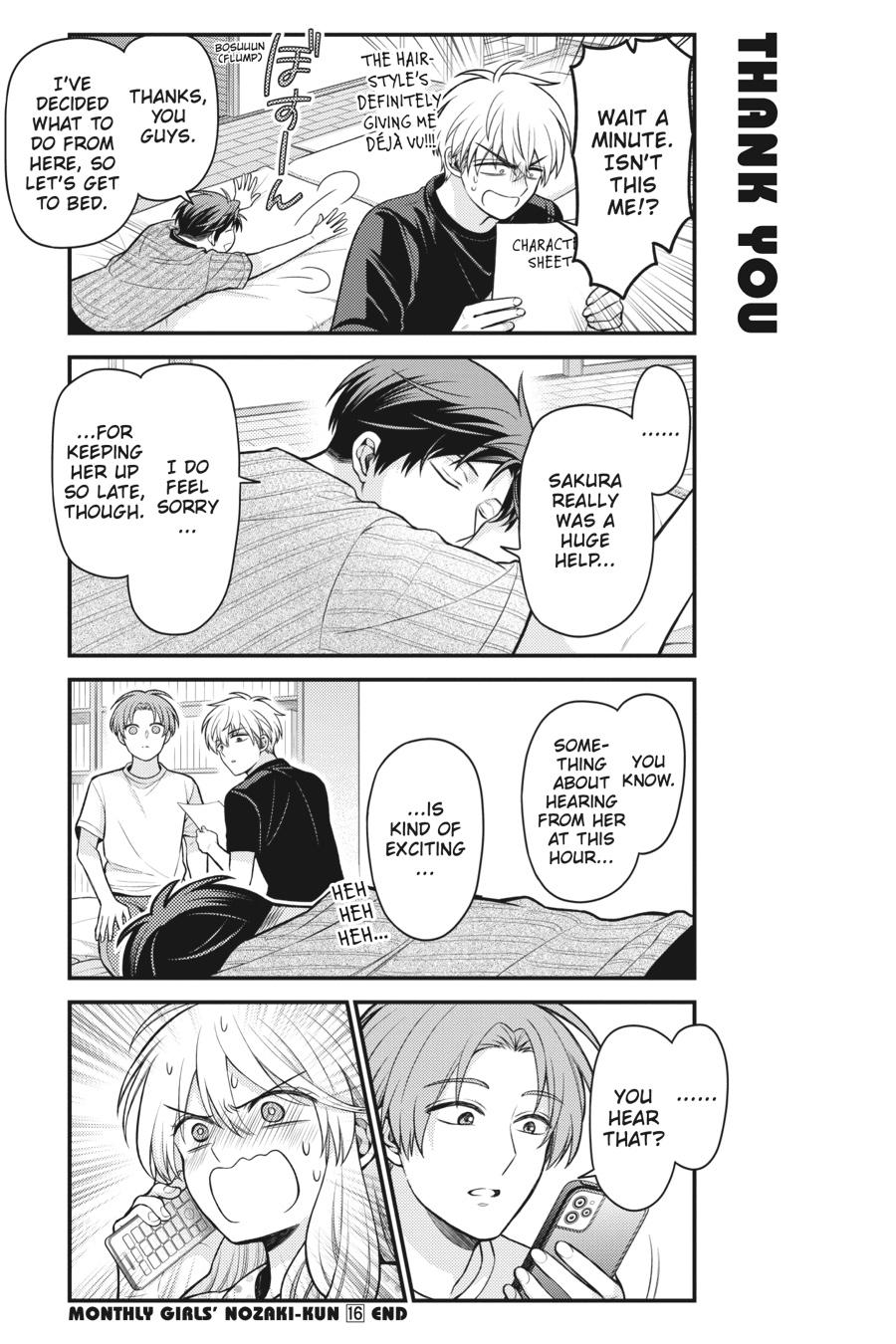 Monthly Girls’ Nozaki-kun Chapter 158 — page 15