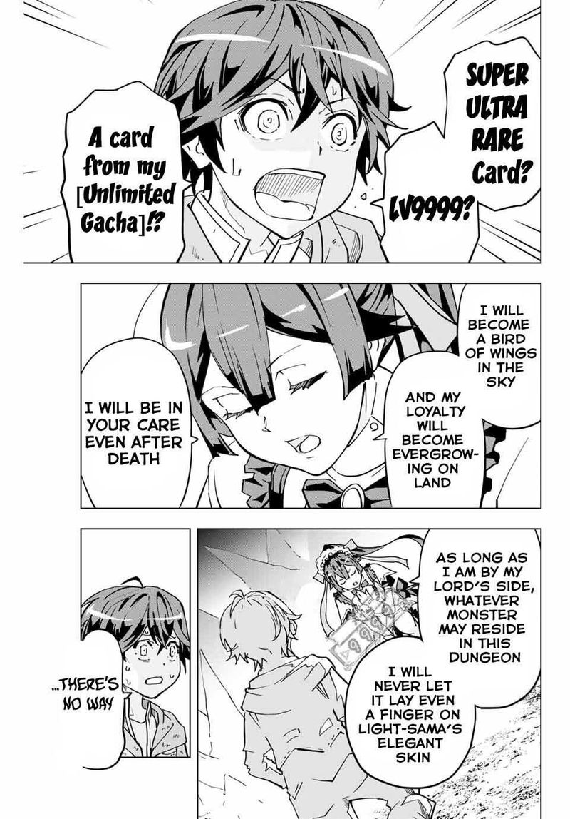 My Gift LVL 9999 Unlimited Gacha Chapter 2 — page 7