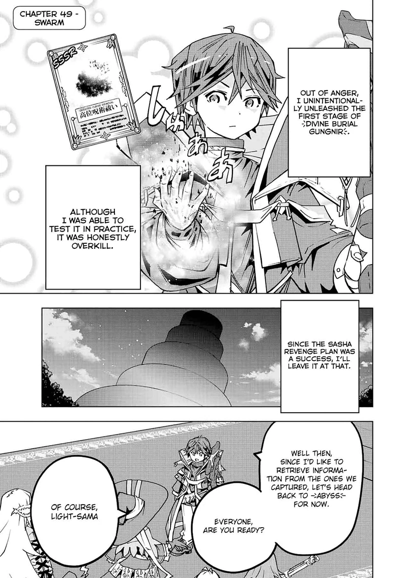 My Gift LVL 9999 Unlimited Gacha Chapter 49 — page 1