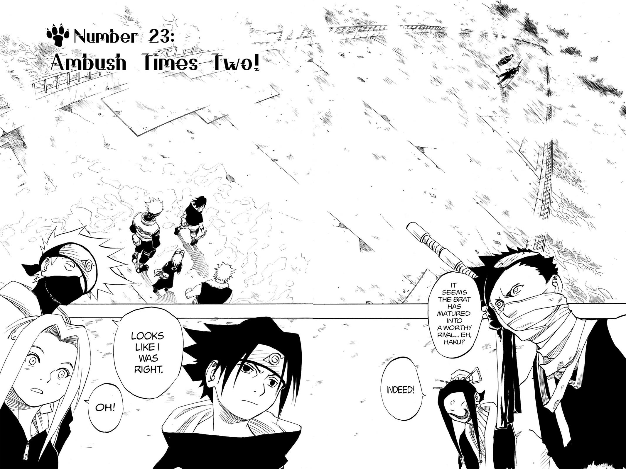 Naruto Chapter 23 — page 1