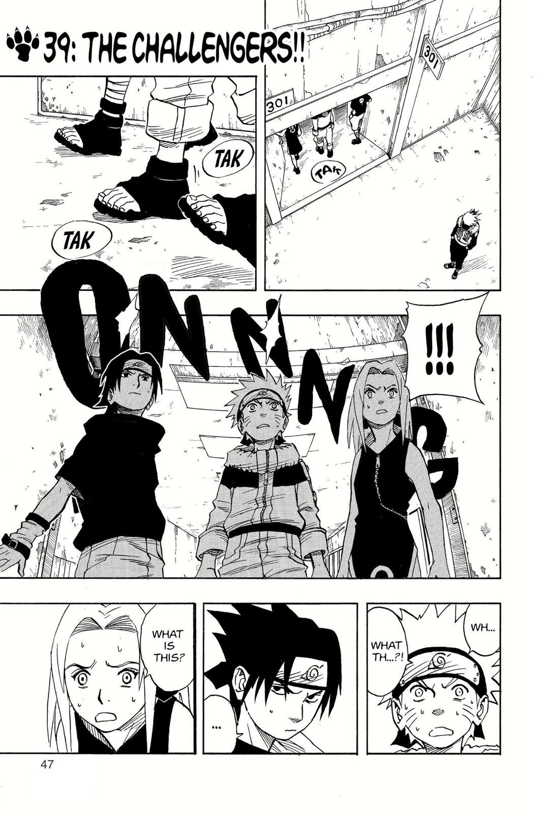 Naruto Chapter 39 — page 1
