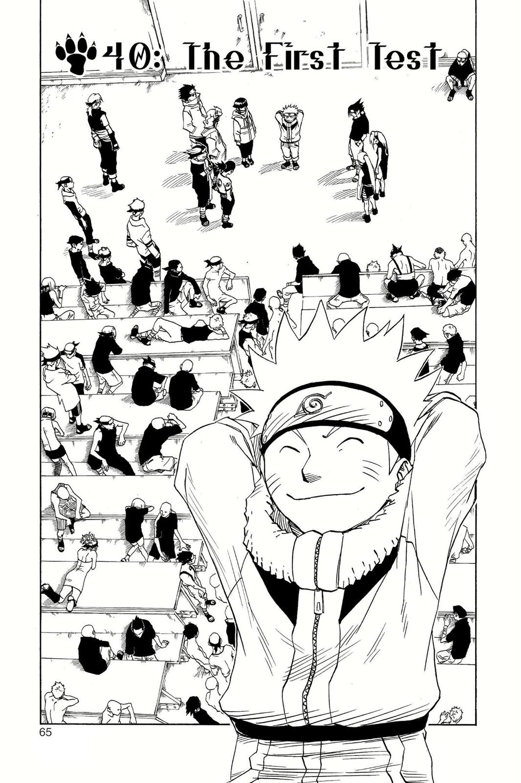 Naruto Chapter 40 — page 1