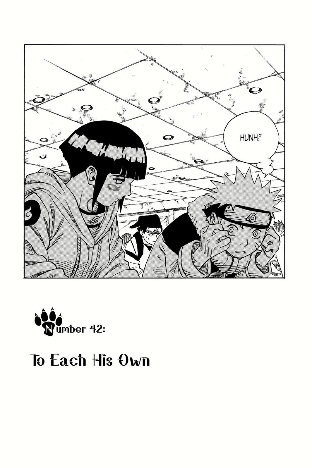 Naruto Chapter 42 — page 1