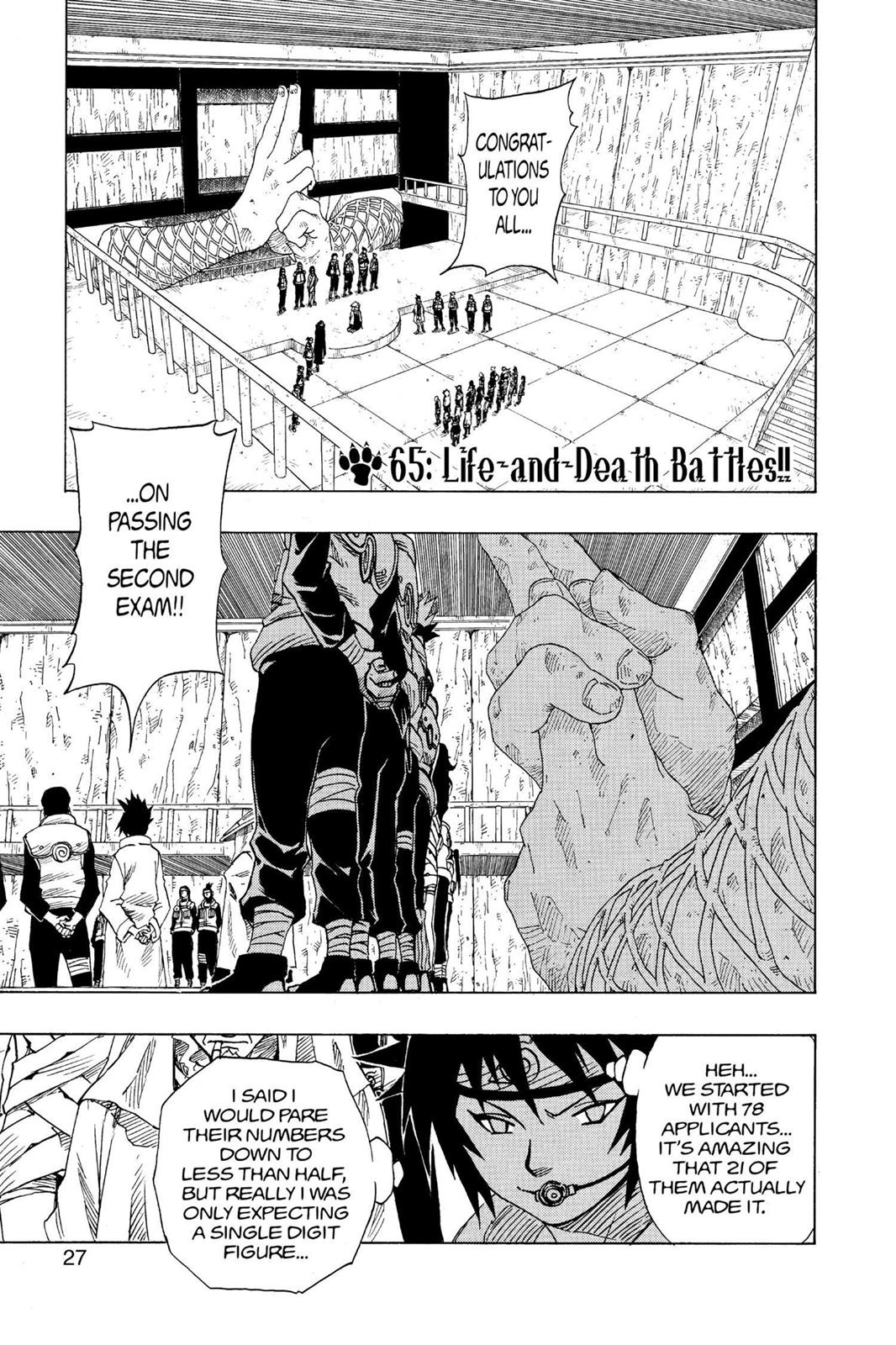 Naruto Chapter 65 — page 1